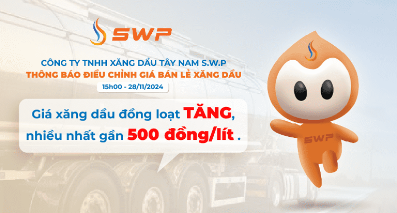 Giá xăng dầu đồng loạt tăng, nhiều nhất gần 500 đồng/lít