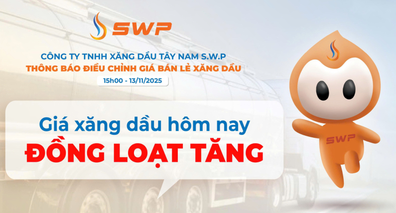 Giá xăng dầu hôm nay 13/11 đồng loạt tăng