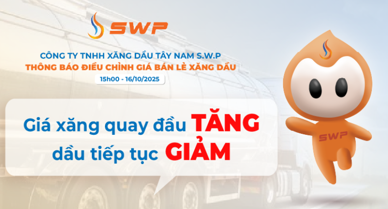 Giá xăng dầu hôm nay 16/10: Xăng quay đầu tăng, dầu tiếp tục giảm