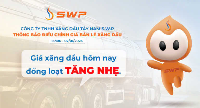 Giá xăng dầu đồng loạt tăng nhẹ trong ngày đầu năm 2025