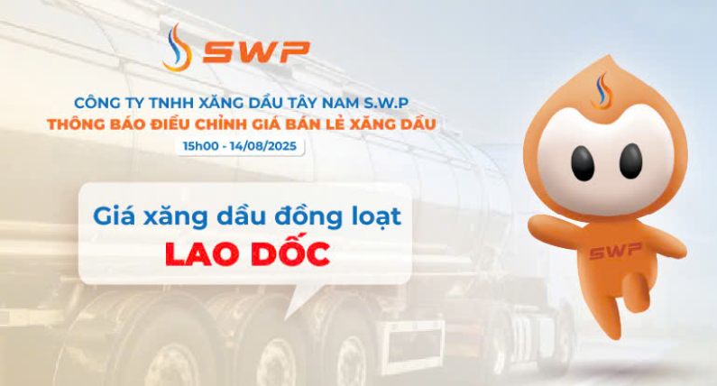 Giá xăng dầu hôm nay 14/8/2025: Đồng loạt lao dốc