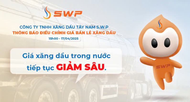 Giá xăng dầu hôm nay 17/4/2025: Xăng tiếp tục giảm, E5 RON 92 về dưới 18.500 đồng/lít