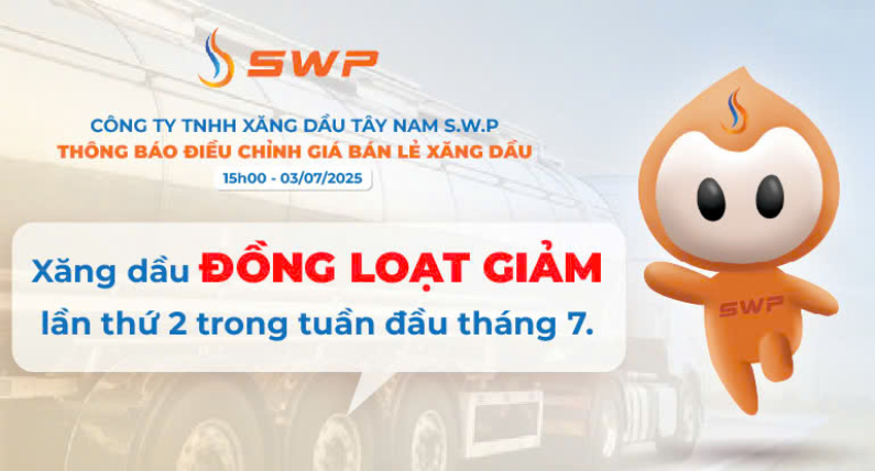 Giá xăng dầu hôm nay 3/7/2025: Đồng loạt giảm lần thứ 2 trong tuần đầu tháng 7