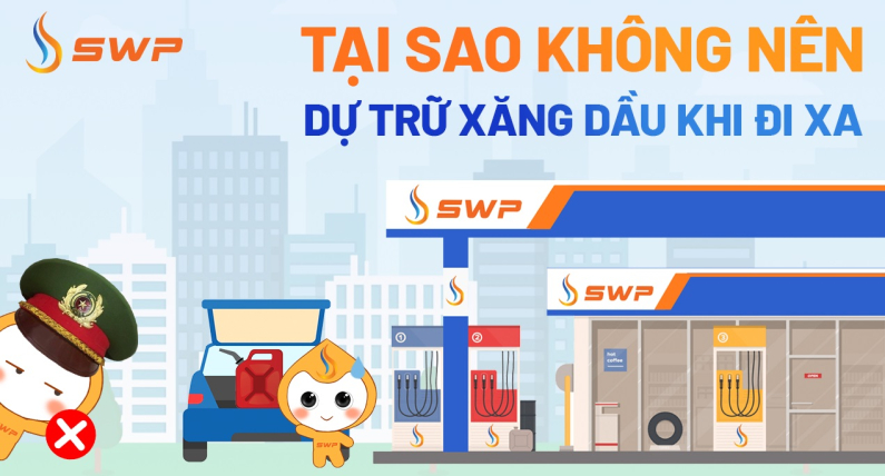 Tại sao không nên dự trữ xăng dầu khi đi xa?