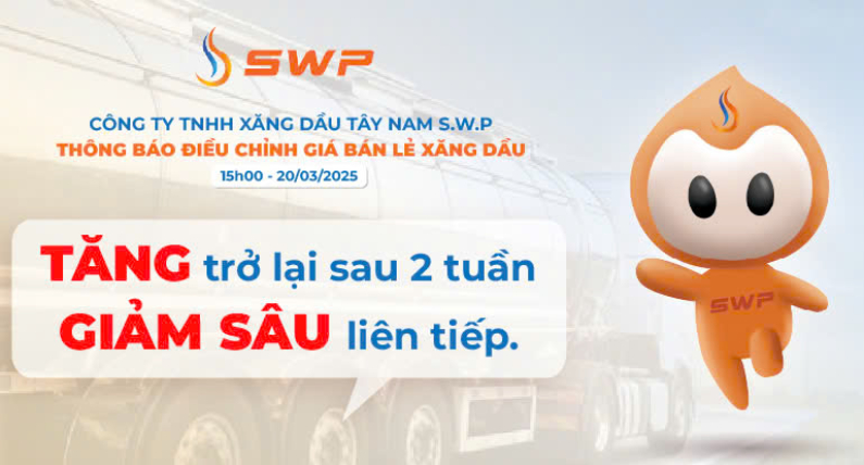 Giá xăng dầu 20/3/2025: Xăng RON 95 vượt 20.000 đồng/lít; giá dầu tăng giảm trái chiều