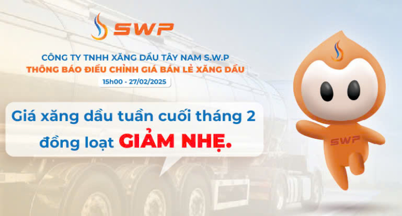 Giá xăng dầu hôm nay 27/2/2025: Xăng, dầu đồng loạt giảm